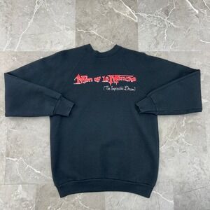 90s Vintage Man of La Mancha Sweatshirt Mens Large Don Quixote Pullover Graphic